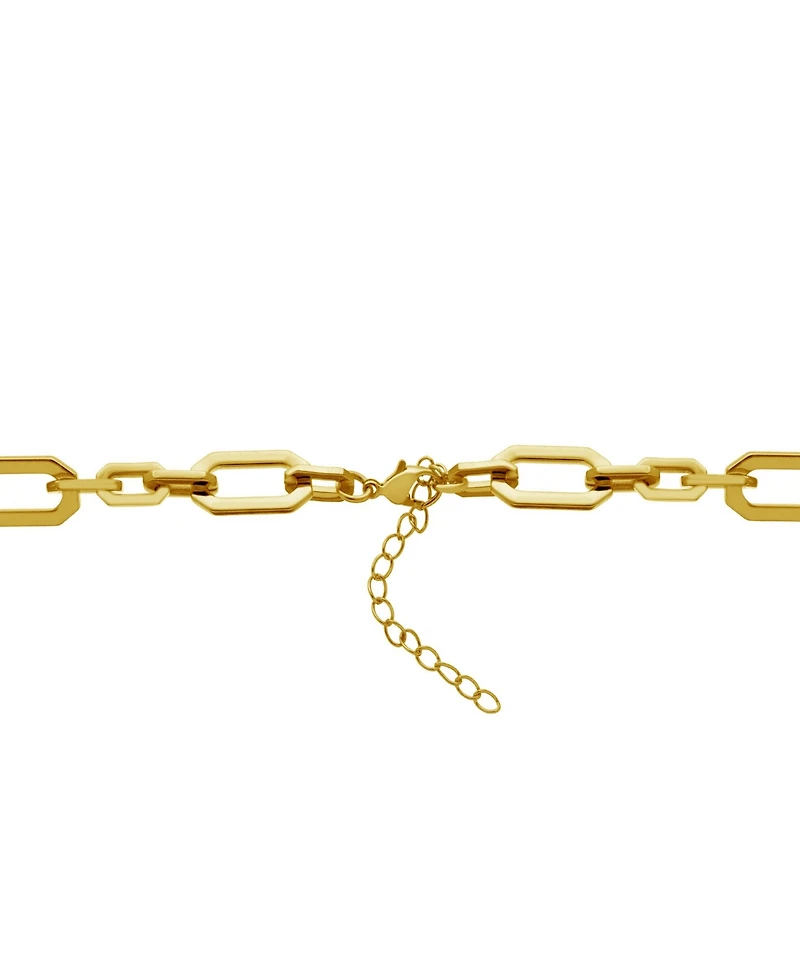 And Now This Gold Plated Cable Chain Necklace 16" + 2" Extender