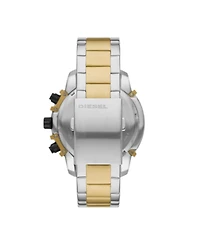 Diesel Men's Griffed Chronograph Two-Tone Stainless Steel Bracelet Watch, 48mm