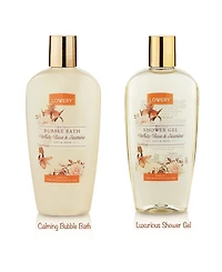 Lovery White Rose and Jasmine Bath and Body Home Spa Set, 11 Piece