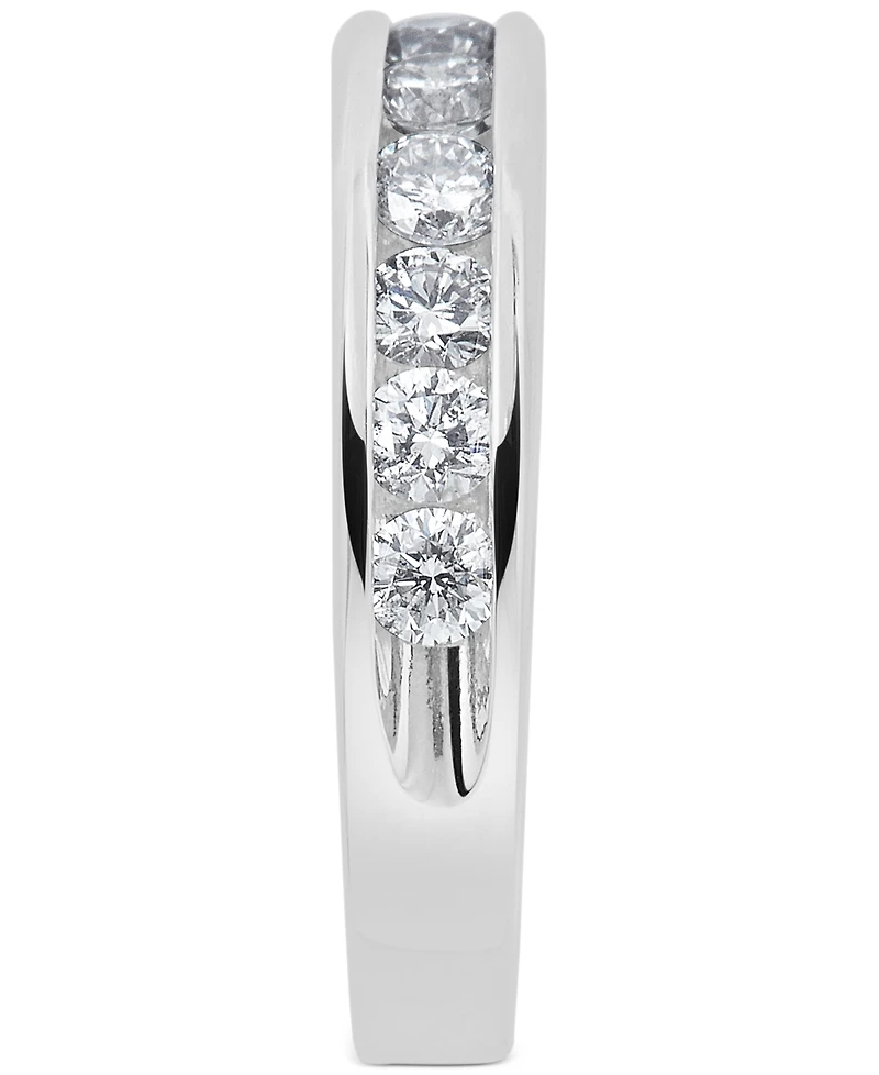 Diamond Channel-Set Band (3/4 ct. t.w.) in 14k White or Yellow Gold