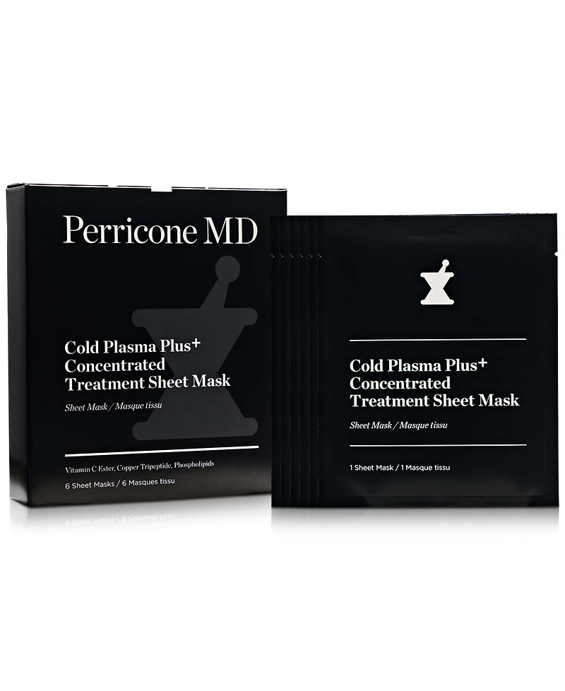 Perricone Md Cold Plasma Plus+ Concentrated Treatment Sheet Mask, 6-Pk.