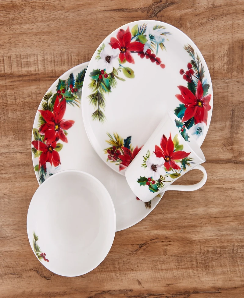Mikasa Hope Joy 16 Pc. Dinnerware Set, Service for 4