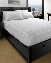 Ella Jayne Overstuffed Plush Allergy Resistant Gel Filled Side/Back Sleeper Pillow & Mattress Protector Set