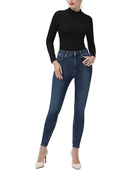 Women's Turtleneck Long Sleeve Bodysuit Top
