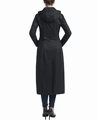 Women's Elana Water Resistant Long Trench Coat