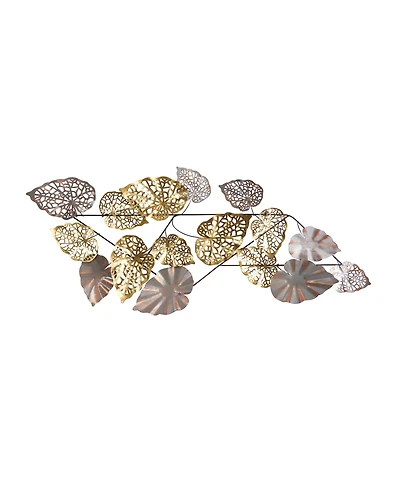 Scattered Leaves Wall Art Decor, 5.5' x 2'