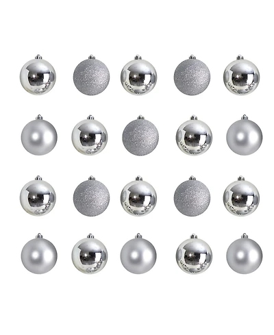 Holiday Christmas 20 Piece Shatterproof Ornament Set, 3"