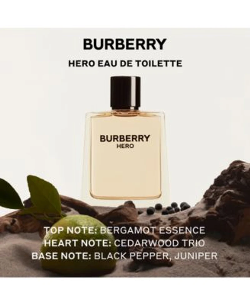 Burberry Mens Hero Eau De Toilette Fragrance Collection