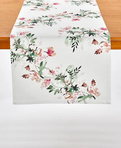 Paradise Floral Printed Table Runner, 72" x 14"