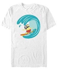 Men's Minions Stuart Surfing Short Sleeve T-shirt