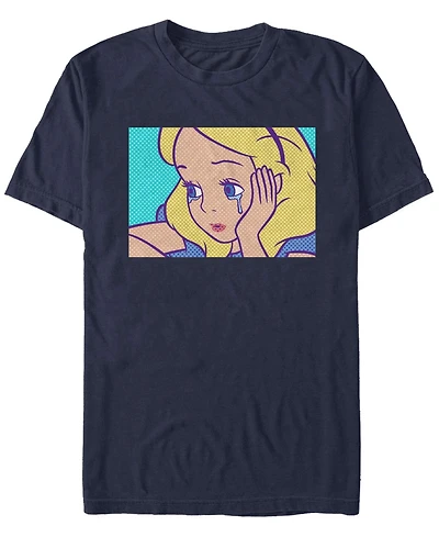Men's Alice Wonderland Sad Short Sleeve T-shirt