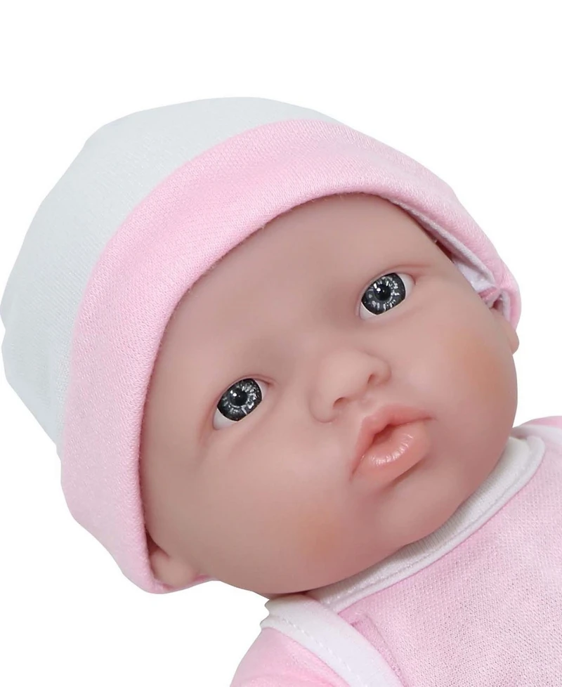 Jc Toys La Newborn Nursery 12" Caucasian Baby Doll Set, 7 Pieces