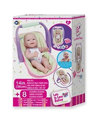 Jc Toys Lots to Love Babies 14" Baby Doll Carrier Gift Set, 5 Pieces