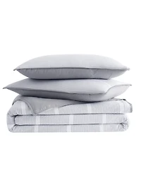Brooklyn Loom Niari Yarn Dye Stripe 3 Piece Comforter Set