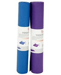 Sunny Health & Fitness Durable Tear-Resistant Yoga Mat, Blue