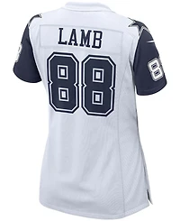Women's CeeDee Lamb White Dallas Cowboys Game Jersey