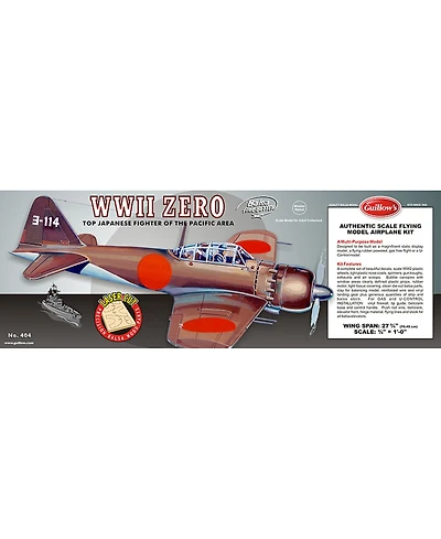 World War-ii Zero Laser Cut Model Kit