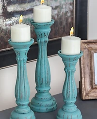 Traditional Candle Holders, Set of 3