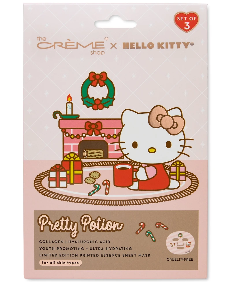 The Creme Shop x Hello Kitty Pretty Potion Printed Essence Sheet Mask, 3-Pk.