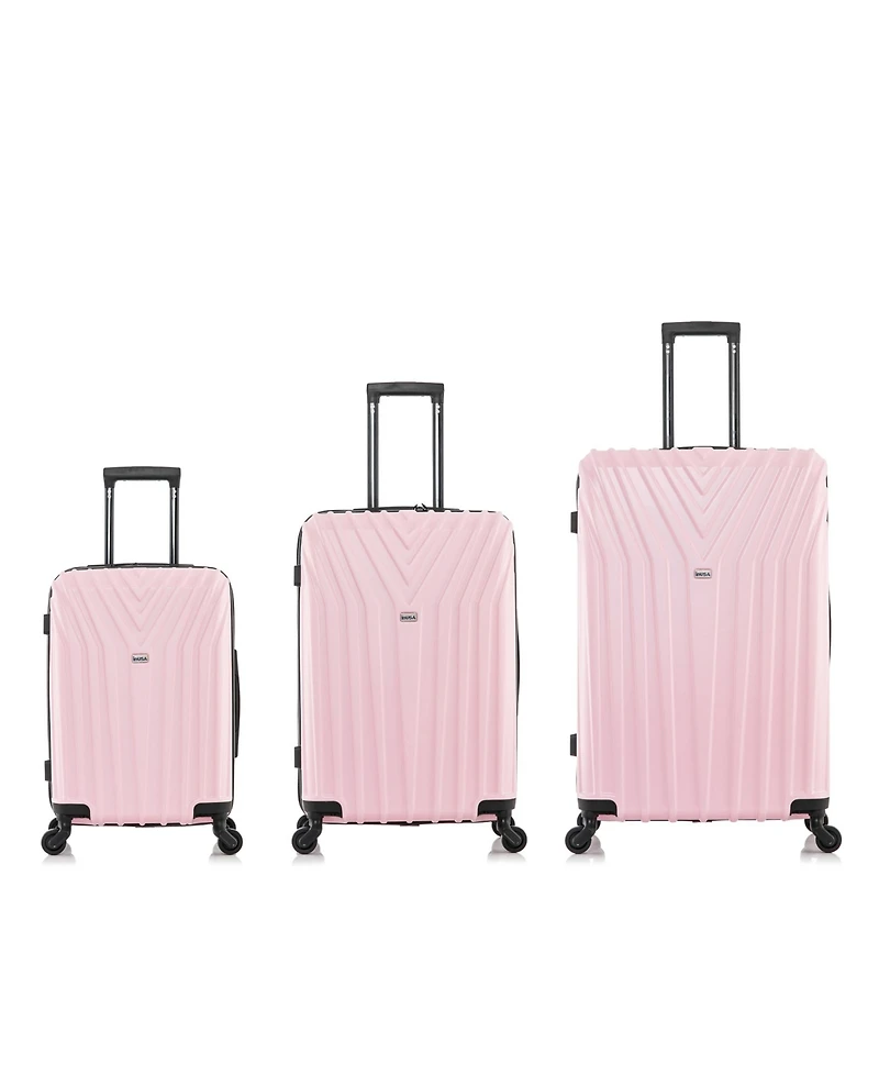 InUSA Vasty Lightweight Hardside Spinner Luggage Set, 3 piece