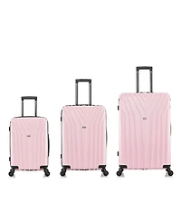 InUSA Vasty Lightweight Hardside Spinner Luggage Set, 3 piece