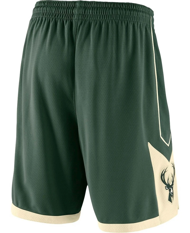 Men's Green 2019/20 Milwaukee Bucks Icon Edition Swingman Shorts