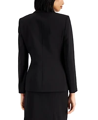 Tahari Asl Notched Two-Button Blazer