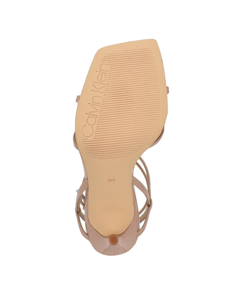 Calvin Klein Women's Tegin Strappy High Stiletto Sandals