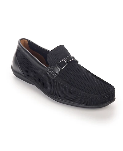 Aston Marc Men's Knit Driving Shoe Loafers