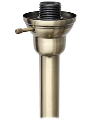 Lalia Home Torchiere Floor Lamp with 2 Reading Lights and Scalloped Glass Shades