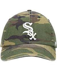 Men's Camo Chicago White Sox Team Clean Up Adjustable Hat