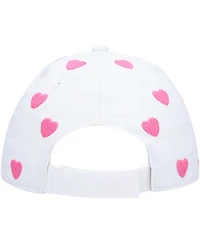 Little Girls White Seattle Seahawks Surprise Clean Up Adjustable Hat