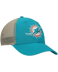 Men's Aqua Miami Dolphins Flagship Mvp Snapback Hat