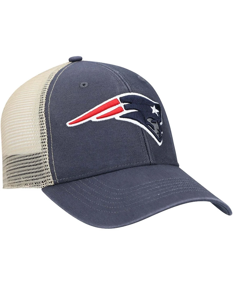 Men's Navy New England Patriots Flagship Mvp Snapback Hat