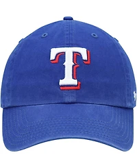 Boys Royal Texas Rangers Team Logo Clean Up Adjustable Hat