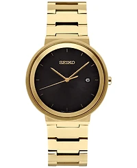 Seiko Men's Essentials Gold-Tone Stainless Steel Bracelet Watch 41mm