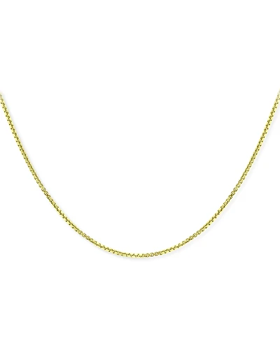 Giani Bernini Box Link 20" Chain Necklace in 18k Gold-Plated Sterling Silver, Created for Macy's