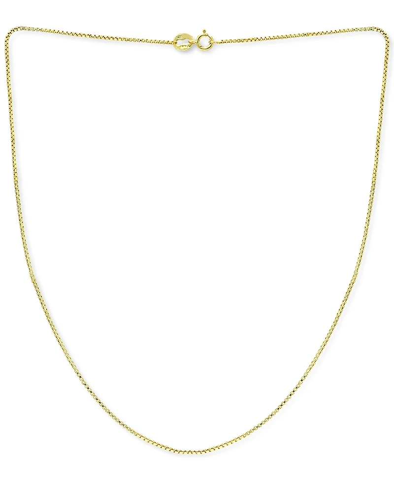 Giani Bernini Box Link 24" Chain Necklace in 18k Gold-Plated Sterling Silver, Created for Macy's