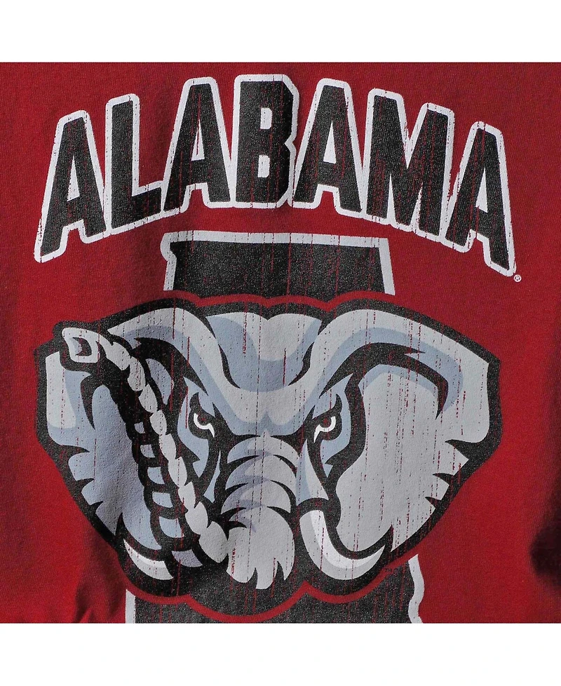 Big Boys Crimson Alabama Tide Strong Mascot T-shirt