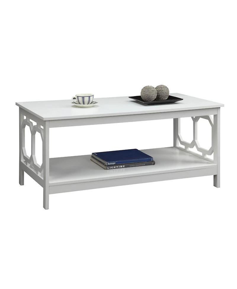 Omega Coffee Table with Shelf