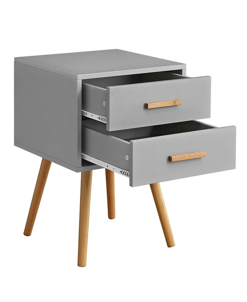 Oslo 2 Drawer End Table
