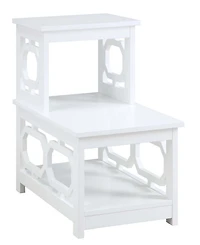 Omega 2 Step Chairside End Table