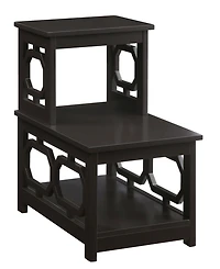 Omega 2 Step Chairside End Table