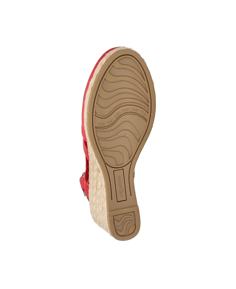 Easy Street Women's Stargaze Espadrille Slingback Wedges
