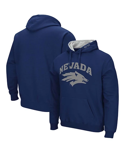 Men's Nevada Wolf Pack Arch and Logo Pullover Hoodie