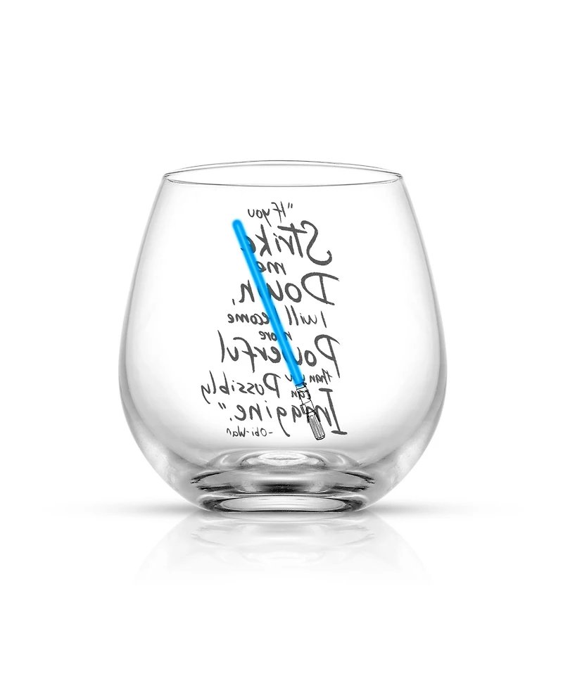 JoyJolt Star Wars New Hope Stemless Drinking Glasses, Set of 2