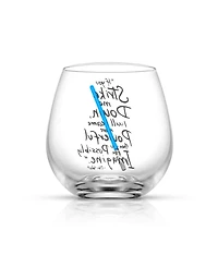 JoyJolt Star Wars New Hope Stemless Drinking Glasses, Set of 2