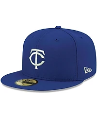 Men's Royal Minnesota Twins Logo White 59FIFTY Fitted Hat