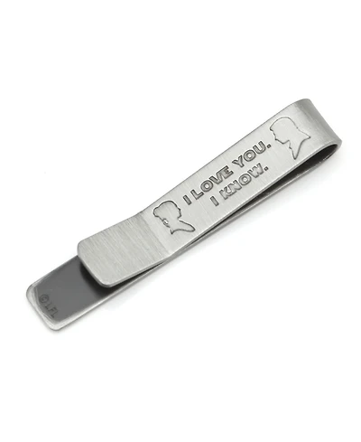 Cufflinks Inc. Star Wars I Love You I Know Hidden Message Tie Bar