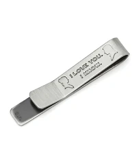 Cufflinks Inc. Star Wars I Love You I Know Hidden Message Tie Bar